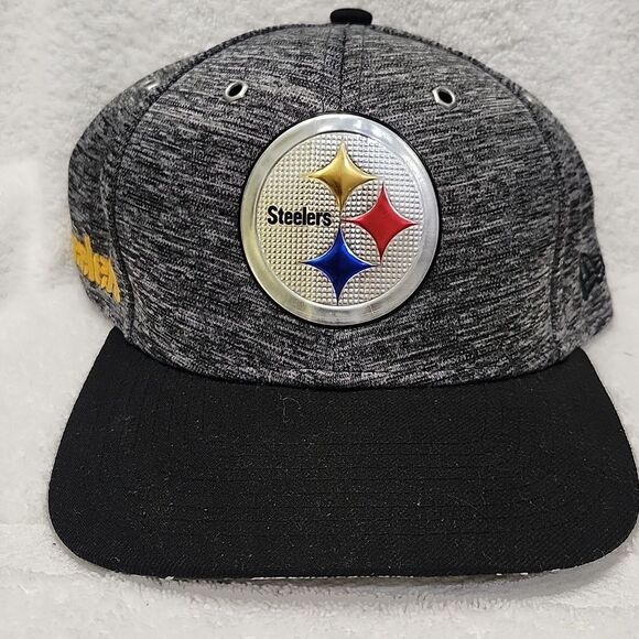 New Era 9FIFTY Pittsburgh Steelers Snapback Hat - New - Picture 1 of 9